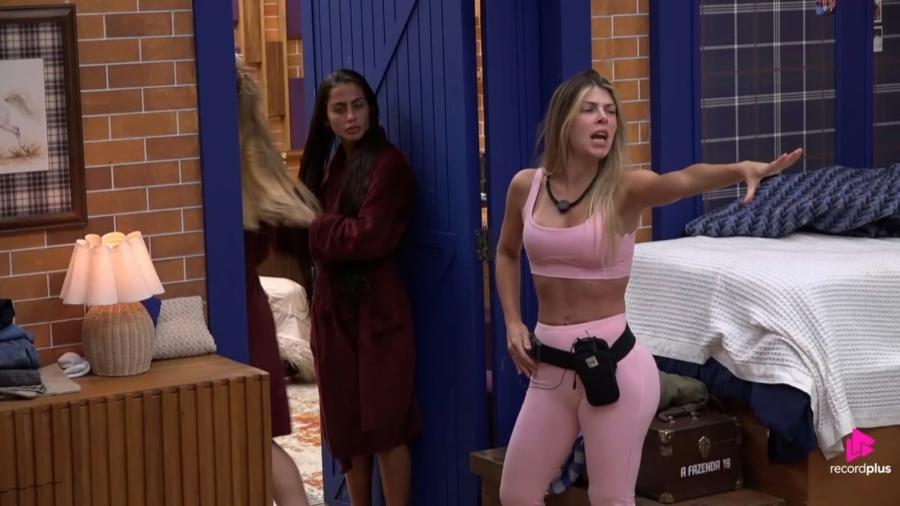 A Fazenda 18: Ana Bruna discute com Murilo e chama peão de "agressivo"