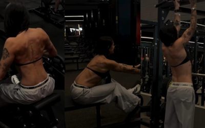 Ana Castela exibe shape musculoso na academia
